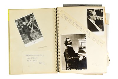 Lot 200 - COMPOSERS - GOOD ALBUM OF 150+ AUTOGRAPHS