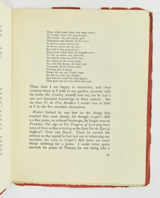 Lot 139 - CAYME PRESS. TEN PRIVATE PRESS WORKS PRINTED BY PHILIP SAINSBURY