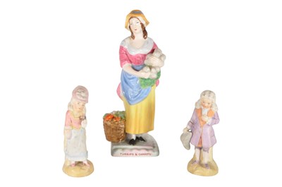 Lot 89 - THREE EARLY 20TH CENTURY VINTAGE PORCELAIN FIGURES