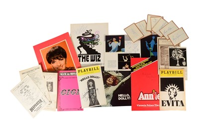 Lot 207 - THEATRE - COLLECTION OF SIGNED PLAYBILLS & PROGRAMMES