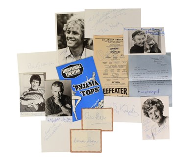 Lot 209 - BRITISH COMEDY / ACTORS - COLLECTION OF AUTOGRAPHS