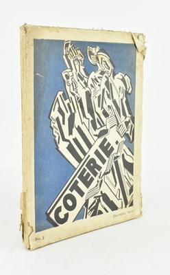Lot 138 - 1919 COTERIE NO. 3 POST-WAR ART QUARTERLY JOURNAL
