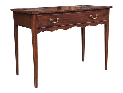 Lot 1029 - 19TH CENTURY GEORGE III MAHOGANY WRITING TABLE DESK