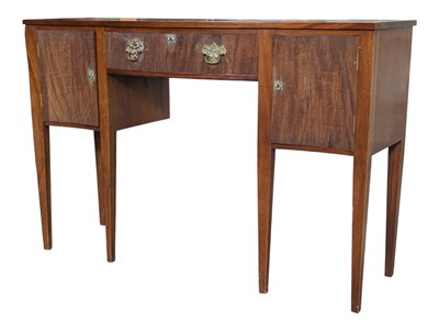 Lot 1038 - 19TH CENTURY GEORGE III MAHOGANY DRESSER / SIDEBOARD