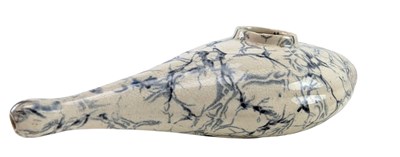 Lot 103 - EARLY DAVENPORT EARLY 19TH CENTURY EARTHENWARE SUCKING BOTTLE