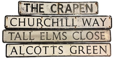 Lot 161 - SELECTION OF FOUR ALUMINIUM ROAD SIGNS