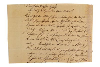 Lot 223 - HISTORY - ANNE, PRINCESS OF ORANGE (D.1759) - PARTIAL ALS