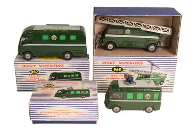 Lot 125 - DIECAST - VINTAGE DINKY SUPERTOYS BBC TV VEHICLES