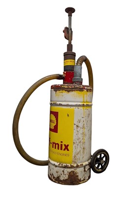 Lot 34 - SHELL SELF-MIX - MID CENTURY GARAGE FORECOURT OIL PUMP