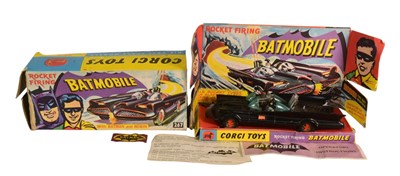 Lot 5 - DIECAST - VINTAGE CORGI TOYS ROCKET FIRING BATMOBILE