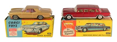 Lot 340 - DIECAST - X2 VINTAGE CORGI TOY DIECAST MODELS