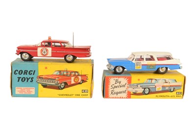 Lot 245 - DIECAST - X2 VINTAGE CORGI TOYS DIECAST MODELS