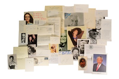 Lot 227 - AUTOGRAPHS - MIXED COLLECTION - TV, FILM & WORLD FIGURES