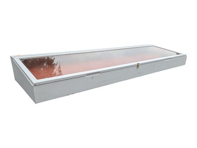 Lot 1021 - LARGE VINTAGE 20TH CENTURY TABLE TOP HABERDASHERY DISPLAY CABINET