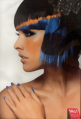 Lot 99 - SALLY HAIR & BEAUTY - EARLY 2000S SALON / SHOPS DISPLAY SIGN