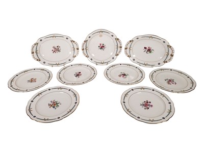 Lot 76 - COALPORT - COLLECTION OF EARLY 20TH CENTURY PORCELAIN PLATES AND SERVING DISHES