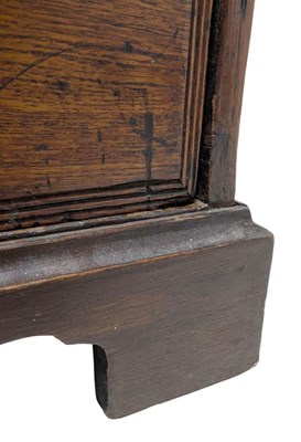 Lot 264 - GEORGE III MAHOGANY & BRASS BOUND CAMPAIGN CHEST ON CHEST