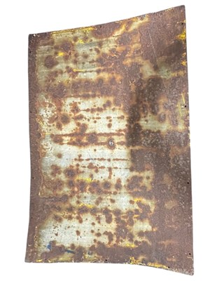 Lot 50 - PORTLAND CEMENT - VINTAGE ENAMEL ADVERTISING SIGN