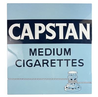 Lot 65 - WILLS'S CAPSTAN - 20TH CENTURY ENAMEL ADVERTISING SIGN