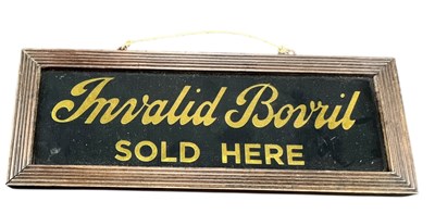 Lot 136 - BORVIL - SHOP DISPLAY ADVERTISING SIGN "SOLD HERE"