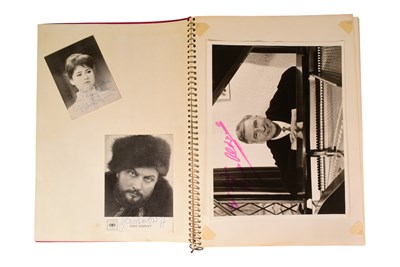 Lot 255 - MUSIC - LARGE ALBUM OF C1960S / 1970S MUSIC AUTOGRAPHS