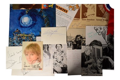 Lot 255 - MUSIC - LARGE ALBUM OF C1960S / 1970S MUSIC AUTOGRAPHS