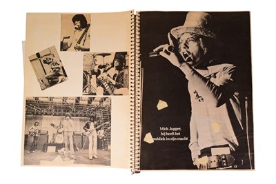 Lot 255 - MUSIC - LARGE ALBUM OF C1960S / 1970S MUSIC AUTOGRAPHS