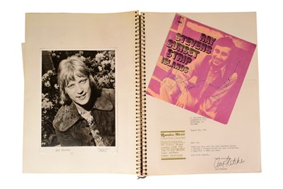 Lot 255 - MUSIC - LARGE ALBUM OF C1960S / 1970S MUSIC AUTOGRAPHS