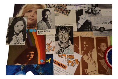 Lot 255 - MUSIC - LARGE ALBUM OF C1960S / 1970S MUSIC AUTOGRAPHS