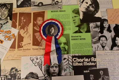 Lot 255 - MUSIC - LARGE ALBUM OF C1960S / 1970S MUSIC AUTOGRAPHS