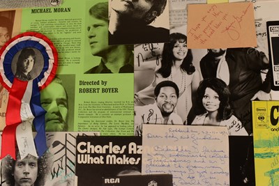 Lot 255 - MUSIC - LARGE ALBUM OF C1960S / 1970S MUSIC AUTOGRAPHS
