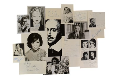 Lot 241 - ACTORS - LARGE COLLECTION OF AUTOGRAPHS