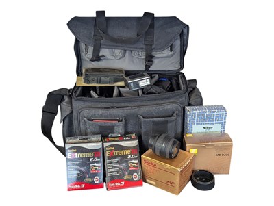 Lot 281 - COLLECTION OF ASSORTED CAMERA EQUIPMENT AND ACCESSORIES