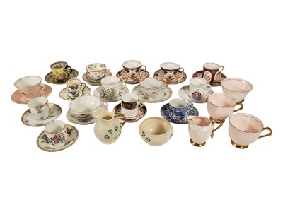 Lot 80 - COLLECTION OF 19TH / 20TH CENTURY CHINA TEA / COFFEE CUPS AND SAUCERS