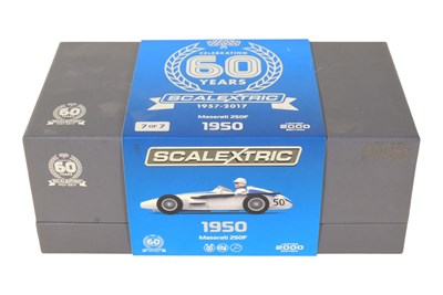 Lot 160 - SCALEXTRIC - LIMITED EDITION MASERATI 250F SLOT CAR