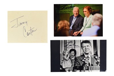 Lot 243 - AMERICAN PRESIDENTS - JAMES & ROSALYNN CARTER - SIGNED PHOTO