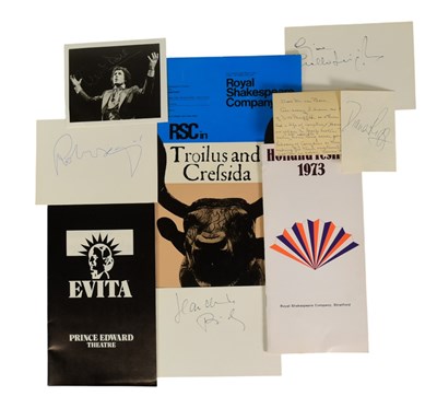 Lot 271 - ACTORS - COLLECTION OF ASSORTED AUTOGRAPHS