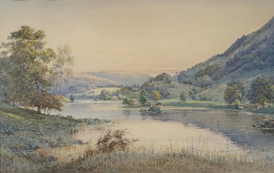 Lot 35 - ELLIOTT HENRY MARTEN (19TH/20TH CENTURY) - WATERCOLOUR ON PAPER PAINTING