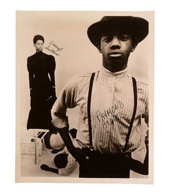 Lot 253 - ACTORS / ART - DEAFMAN GLANCE - SCARCE DUAL SIGNED PHOTOGRAPH