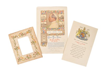 Lot 533 - 1950 VINTAGE WWII TROOPER P.J. MCGILLY R.T.R. APOSTOLIC POPE'S BLESSING