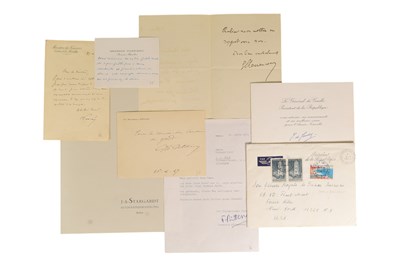 Lot 258 - FRENCH PRESIDENTS / PRIME MINISTERS - CLEMENCEAU, POMPIDOU, PETAIN ETC