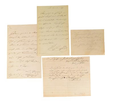 Lot 260 - HISTORY - KAISER WILHELM I (D.1888) - THREE AUTOGRAPHS
