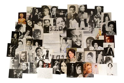 Lot 262 - OPERA - LARGE COLLECTION OF AUTOGRAPHS