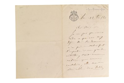 Lot 270 - COMPOSERS - CAMILLE SAINT-SEANS (D.1921) - ALS