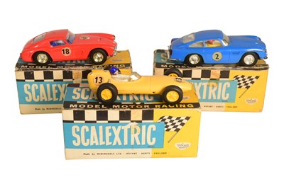 Lot 40 - SCALEXTRIC - VINTAGE TRIANG SLOT RACING CARS