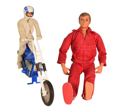 Lot 583 - RETRO TOYS - VINTAGE SIX MILLION DOLLAR MAN & EVEL KNIEVEL