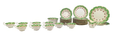 Lot 2 - ROYAL DOULTON - RETRO VINTAGE LIME GREEN GILDED FLORAL PART TEA SERVICE