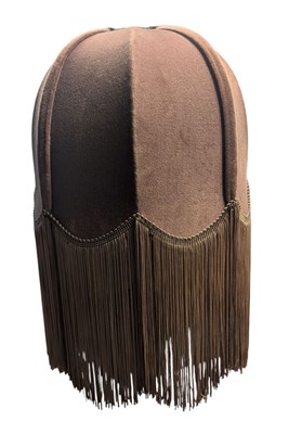 Lot 110 - RETRO 1960S BIBA LAMPSHADE WITH LONG FRINGE