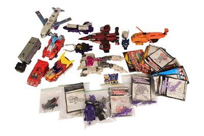 Lot 574 - RETRO TOYS - VINTAGE TAKARA TRANSFORMERS ACTION FIGURES