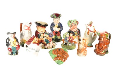 Lot 91 - SHORTER & SON - COLLECTION OF MID CENTURY CERAMIC CHARACTER TOBY JUGS